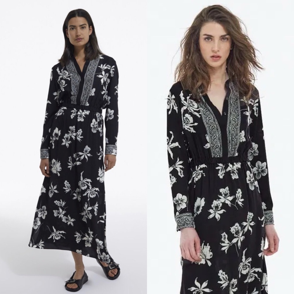 The Kooples Paris  Midi/Maxi Dress sz 3 (8/L)